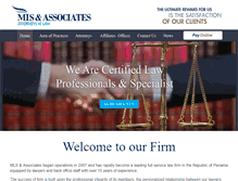 Tablet Screenshot of mls-associates.com